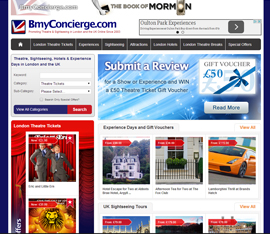 BmyConcierge.com Tickets and Shows in London