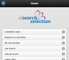 ID Search and Selection Mobile Recruitment Website