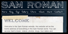 Official Website of Sam Roman