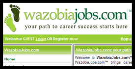 www.wazobiajobs.com West Africa�s Premier Jobsite 