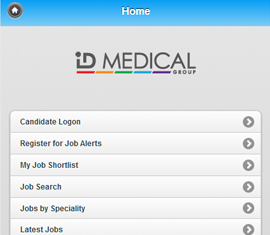 ID Search and Selection Mobile Recruitment Website