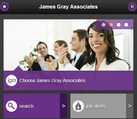 Mobile Recruitment Website, JGA Recruitment