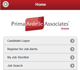 Prima Ardelle Mobile website