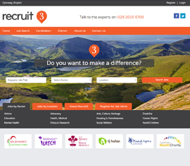 recruit3 Voluntary Charity Recruitment Jobsboard 